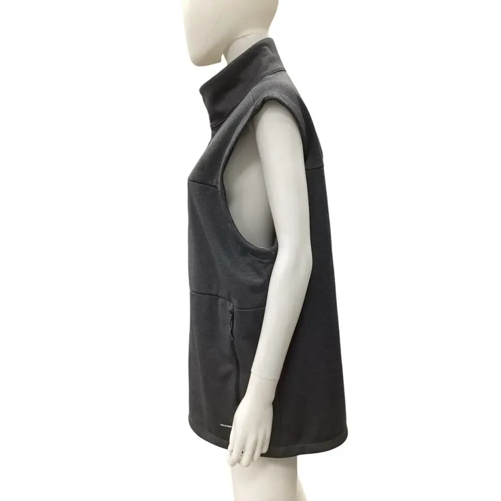 The North Face Vest Men’s Size XL “Windwall” Pockets With Zippers Dark Gray